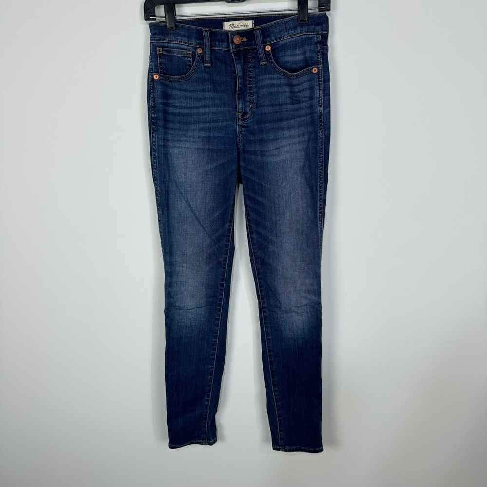 Madewell 10 inch high rise skinny jeans denim summer minimalist